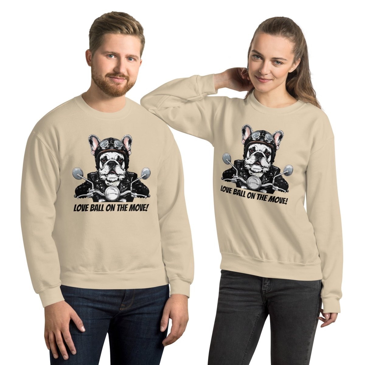 Sweatshirt | Aventurier Bouledogue Français Motard - Gildan - sweat - Felpatee