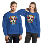 Sweatshirt | Chien Calavera Fleuri - Gildan - sweat - Felpatee