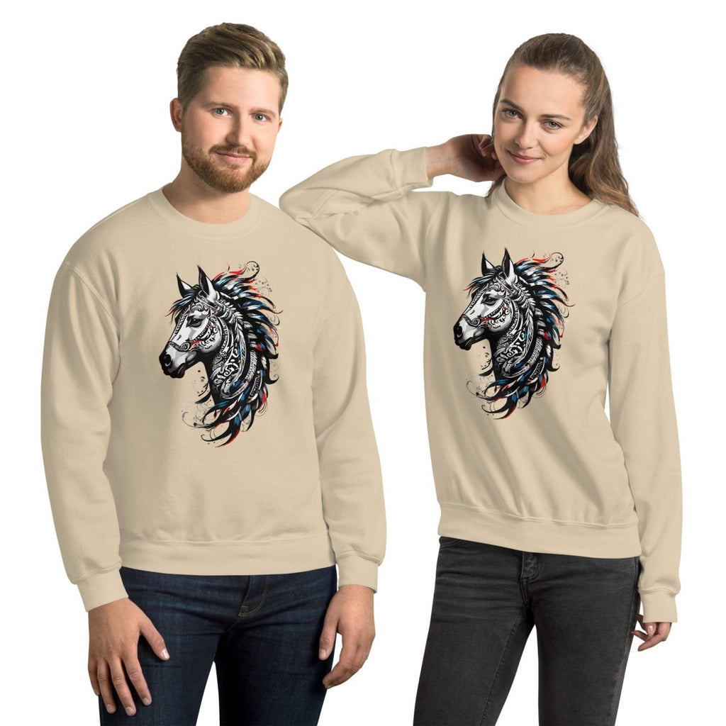 Sweatshirt | L'Esprit Tribal Équin - Gildan - sweat - Felpatee