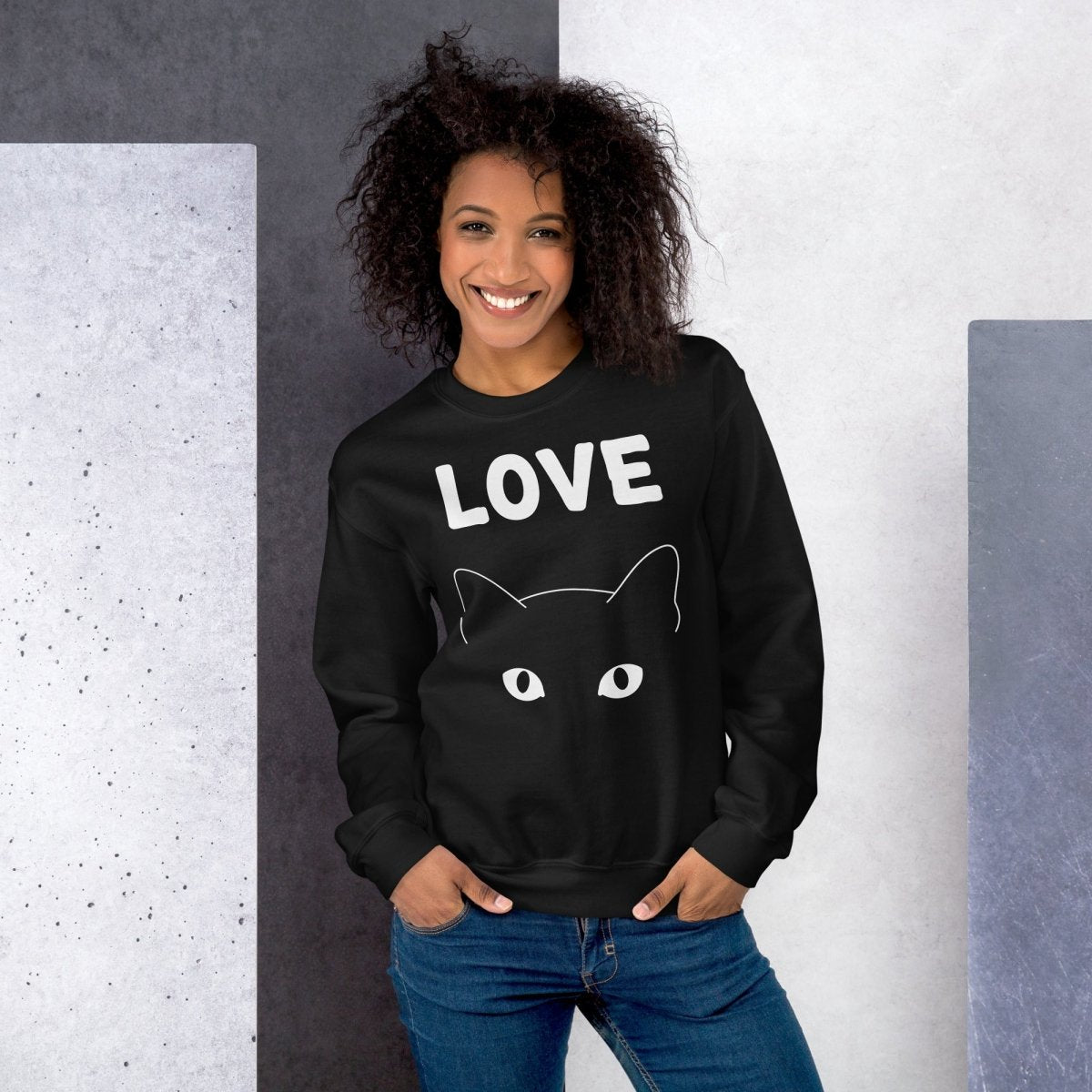 Sweatshirt | Love Cat - Gildan - sweat - Felpatee