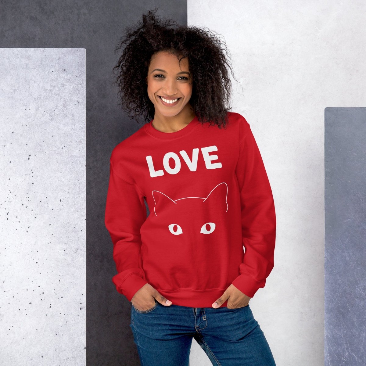 Sweatshirt | Love Cat - Gildan - sweat - Felpatee