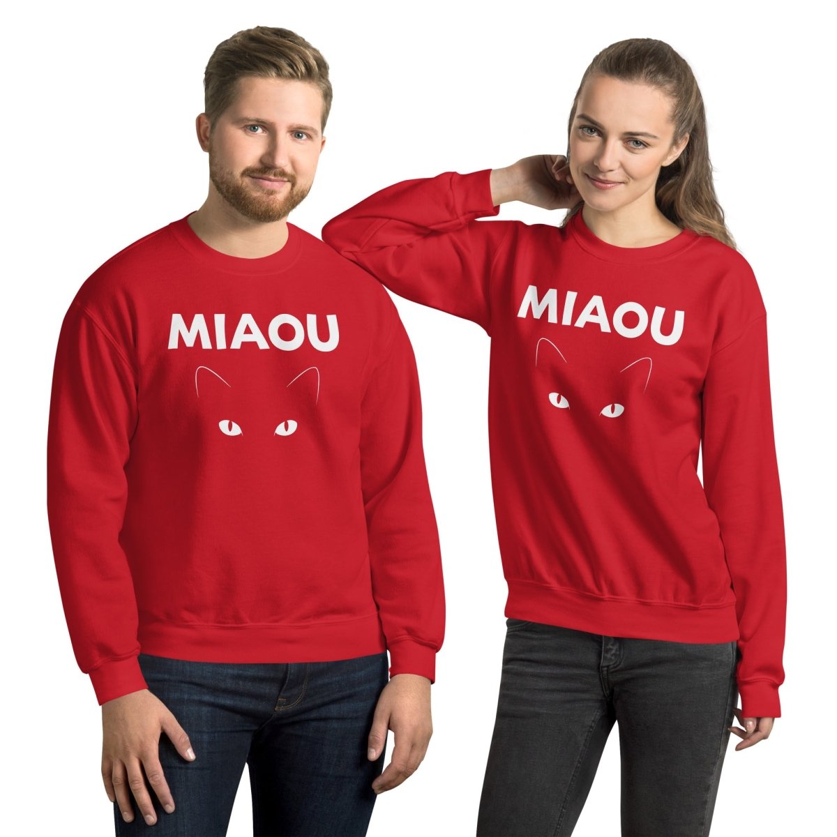 Sweatshirt | Miaou : L'Œil du Chat - Gildan - sweat - Felpatee