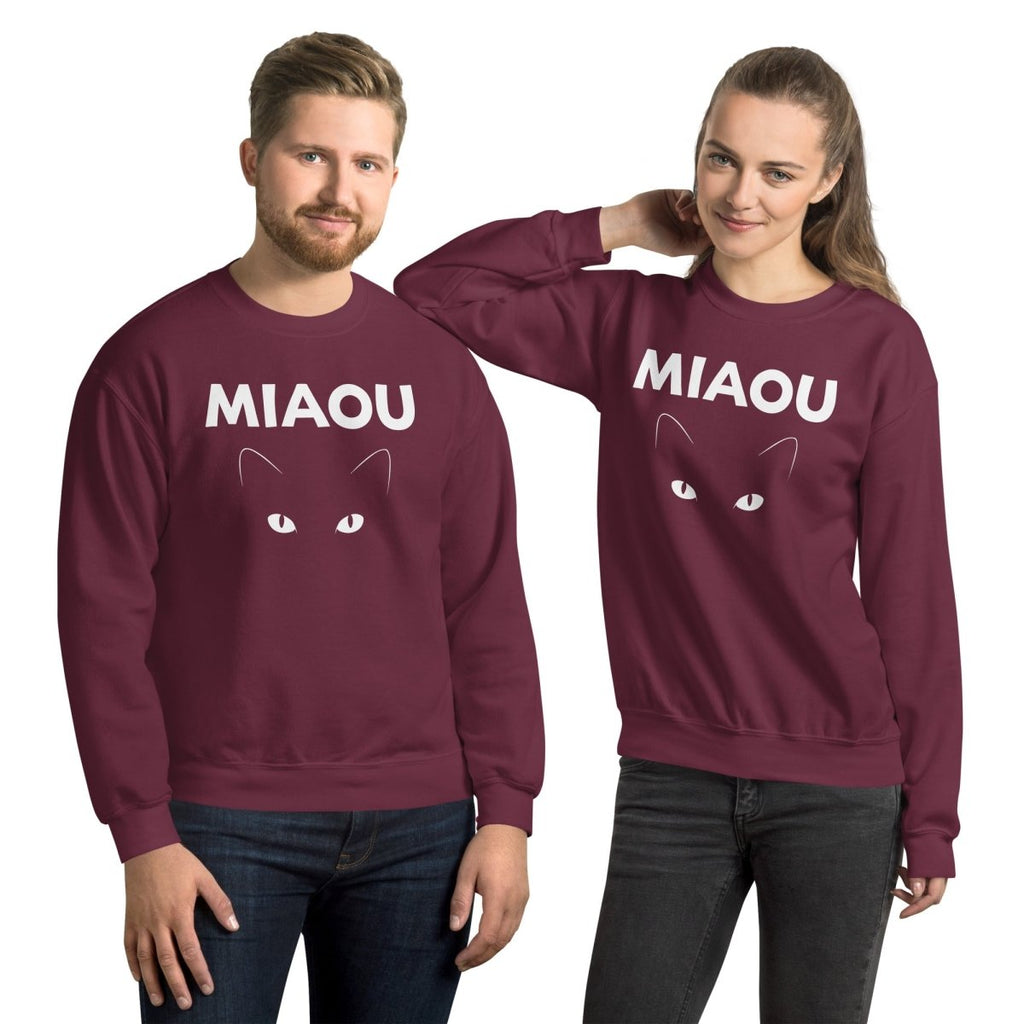 Sweatshirt | Miaou : L'Œil du Chat - Gildan - sweat - Felpatee