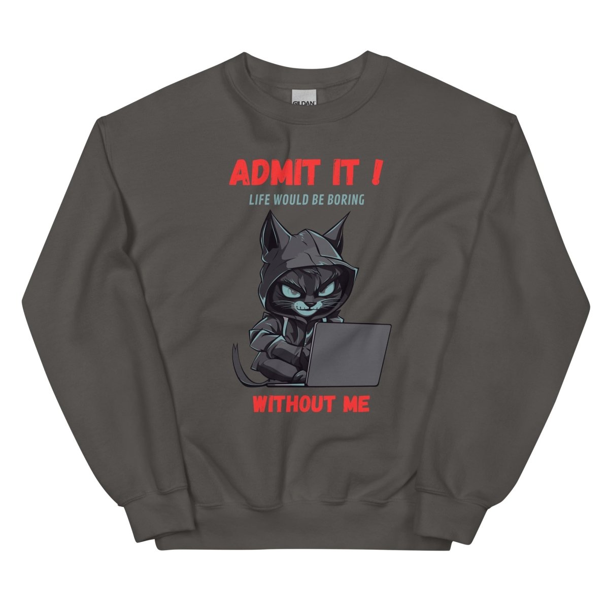 Sweatshirt Premium | Chat Hacker & Sassy - Felpatee - sweat - Felpatee