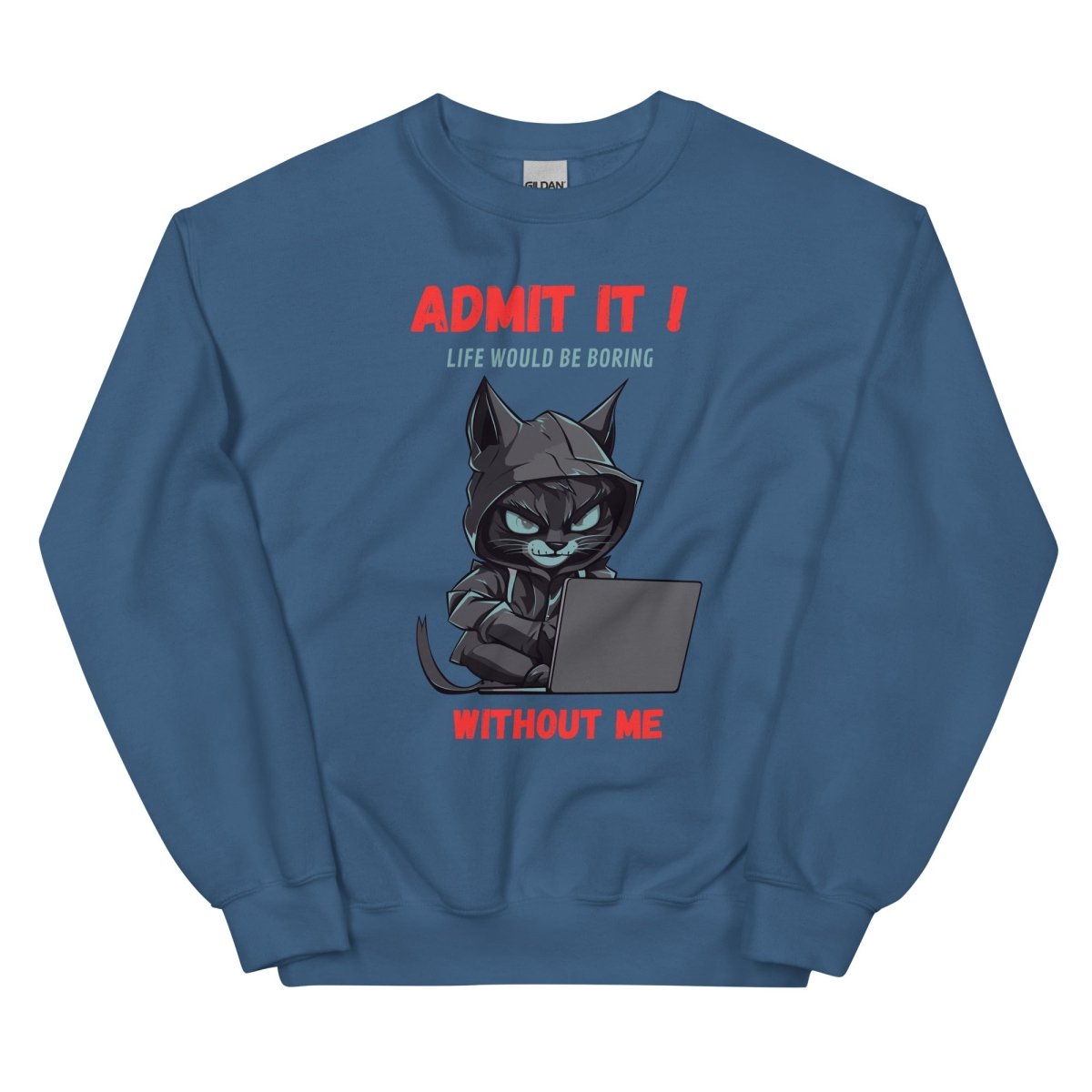 Sweatshirt Premium | Chat Hacker & Sassy - Felpatee - sweat - Felpatee