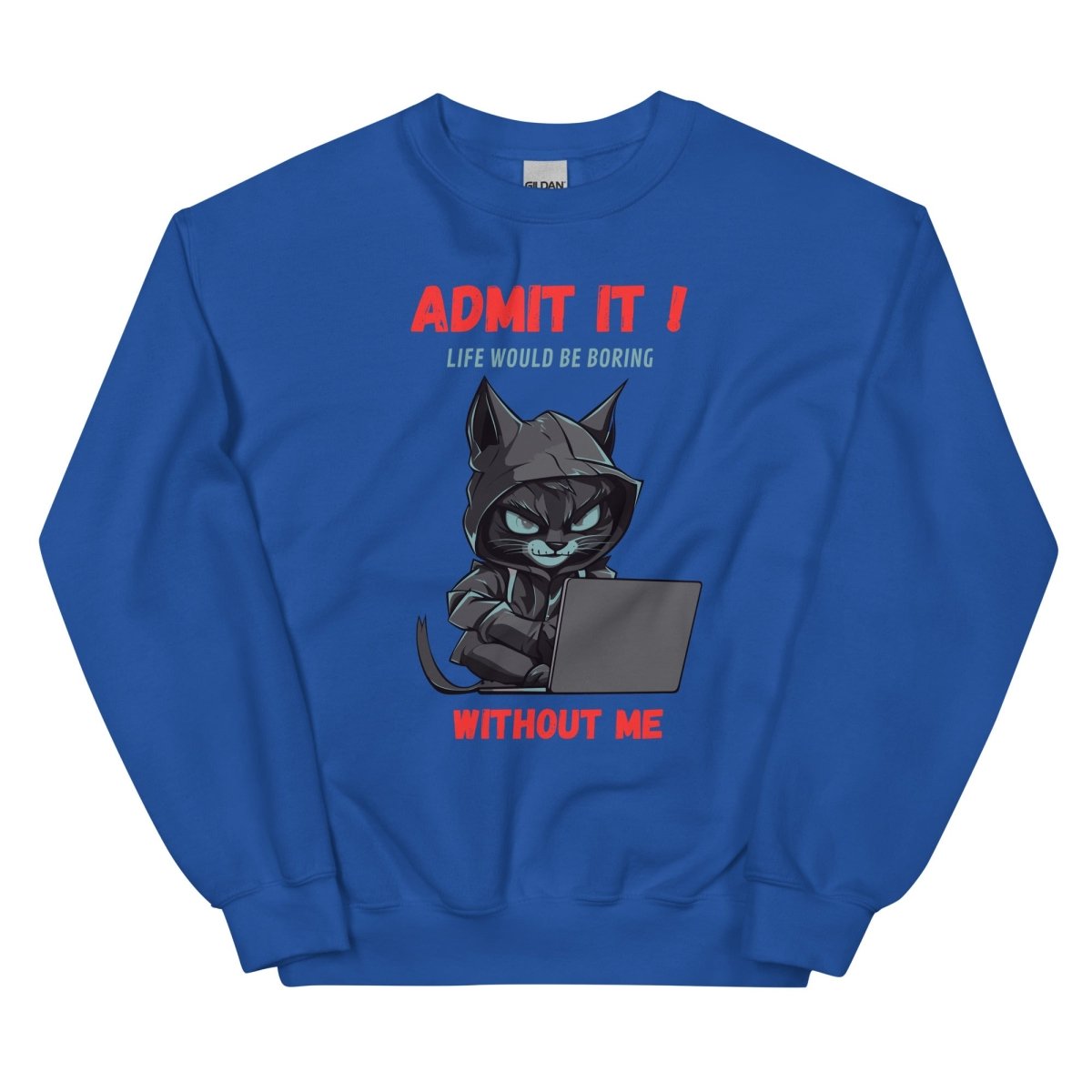 Sweatshirt Premium | Chat Hacker & Sassy - Felpatee - sweat - Felpatee