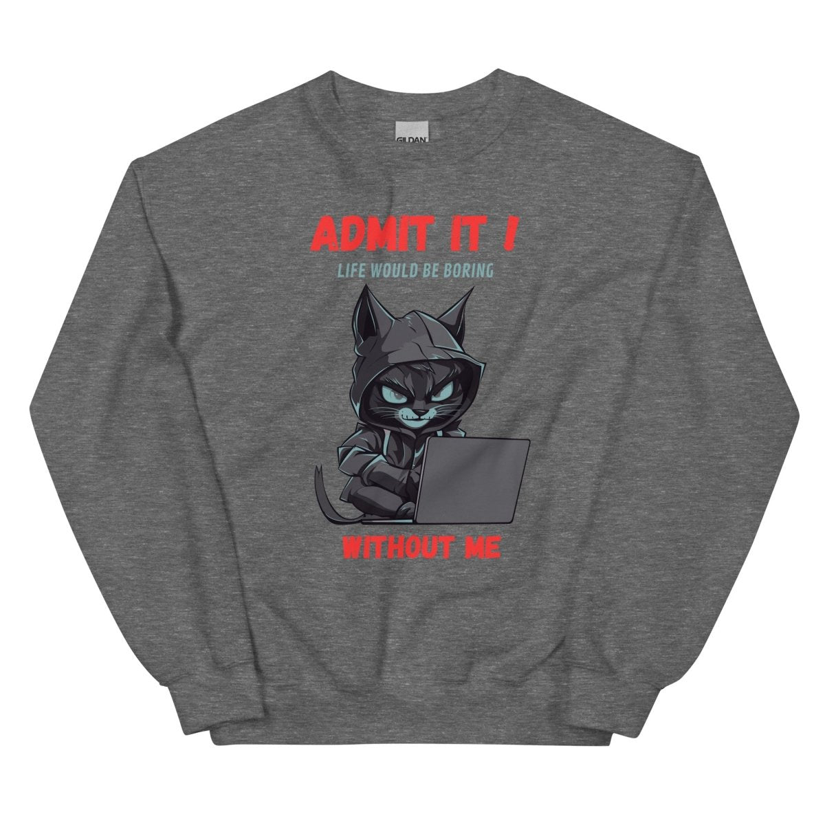 Sweatshirt Premium | Chat Hacker & Sassy - Felpatee - sweat - Felpatee