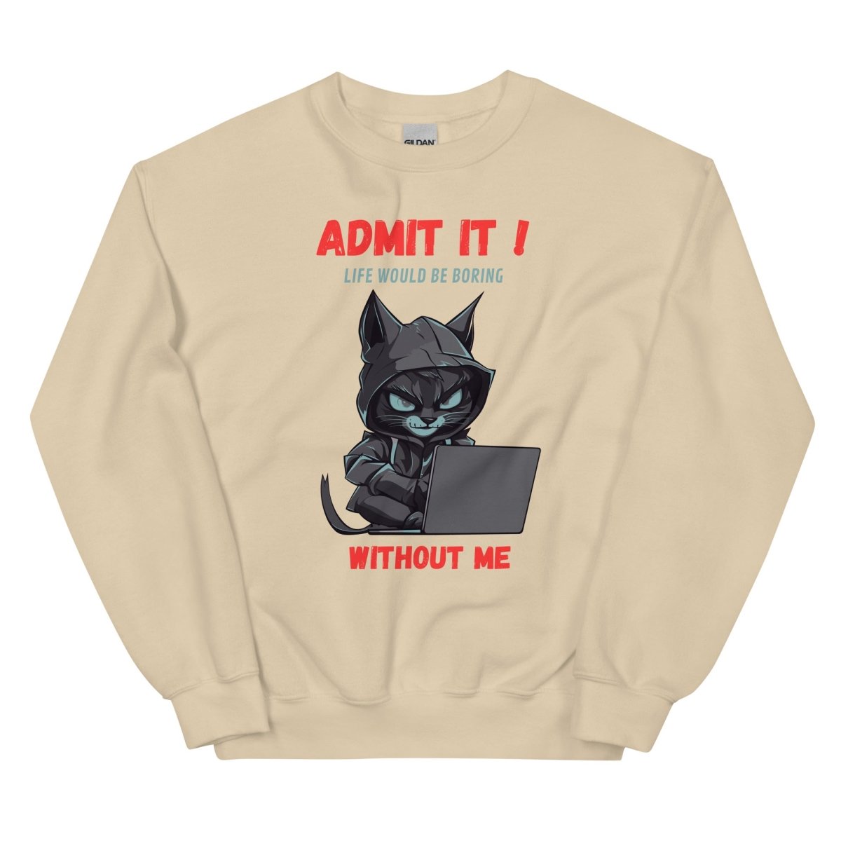 Sweatshirt Premium | Chat Hacker & Sassy - Felpatee - sweat - Felpatee