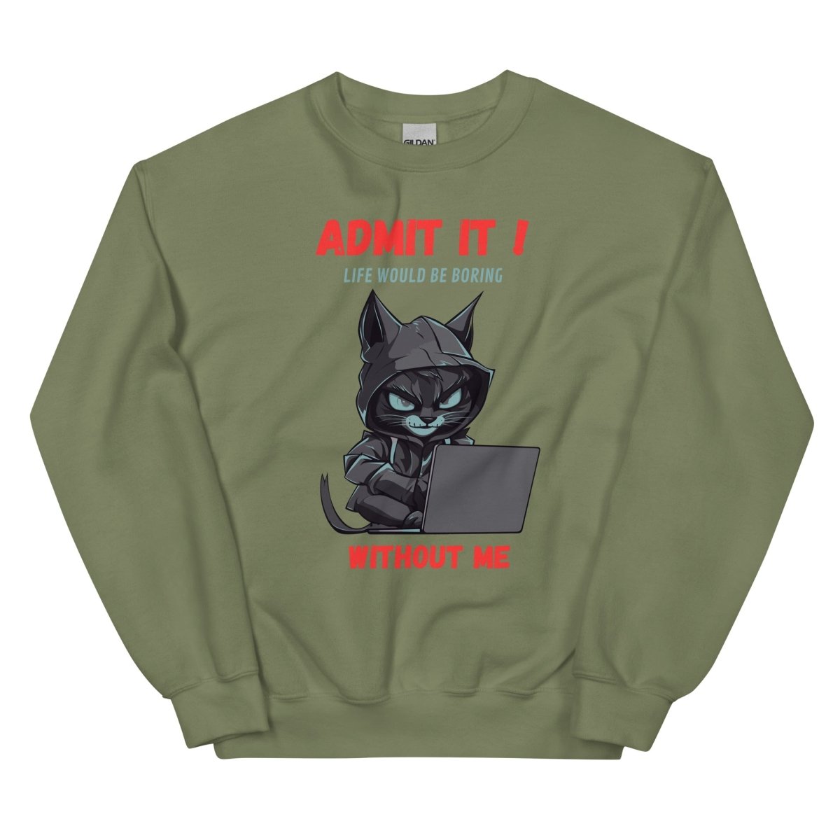 Sweatshirt Premium | Chat Hacker & Sassy - Felpatee - sweat - Felpatee