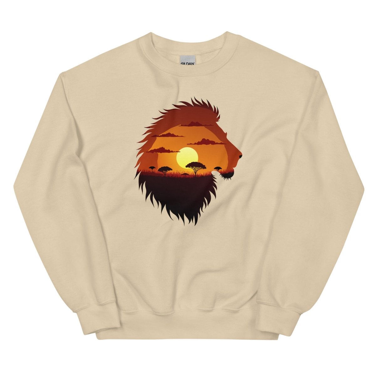 Sweatshirt Premium | Lion Sunset - Felpatee - sweat - Felpatee