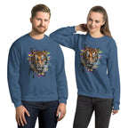 Sweatshirt | Tigre Intense Effet Glitch Art - Gildan - sweat - Felpatee