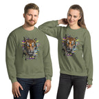 Sweatshirt | Tigre Intense Effet Glitch Art - Gildan - sweat - Felpatee