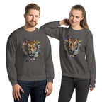Sweatshirt | Tigre Intense Effet Glitch Art - Gildan - sweat - Felpatee