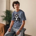 T-shirt Bio | Aventurier Bouledogue Français Motard - Felpatee - t-shirt durable - Felpatee
