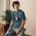 T-shirt Bio | Aventurier Bouledogue Français Motard - Felpatee - t-shirt durable - Felpatee