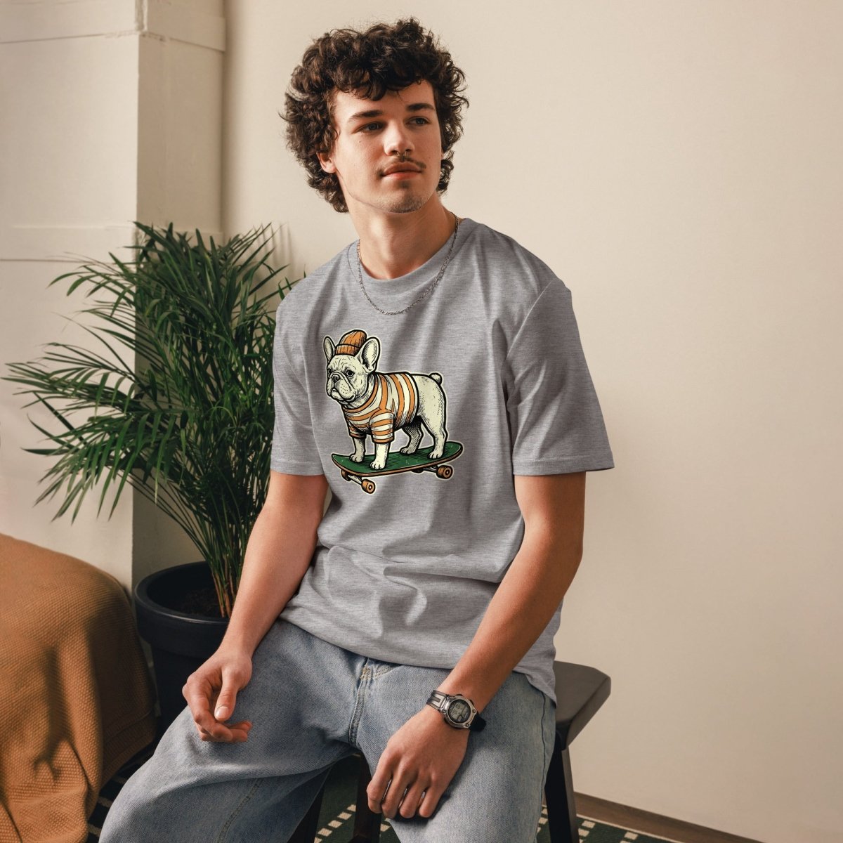 T-shirt Bio | Bouledogue De Rue - Felpatee - T-shirt Durable - Felpatee