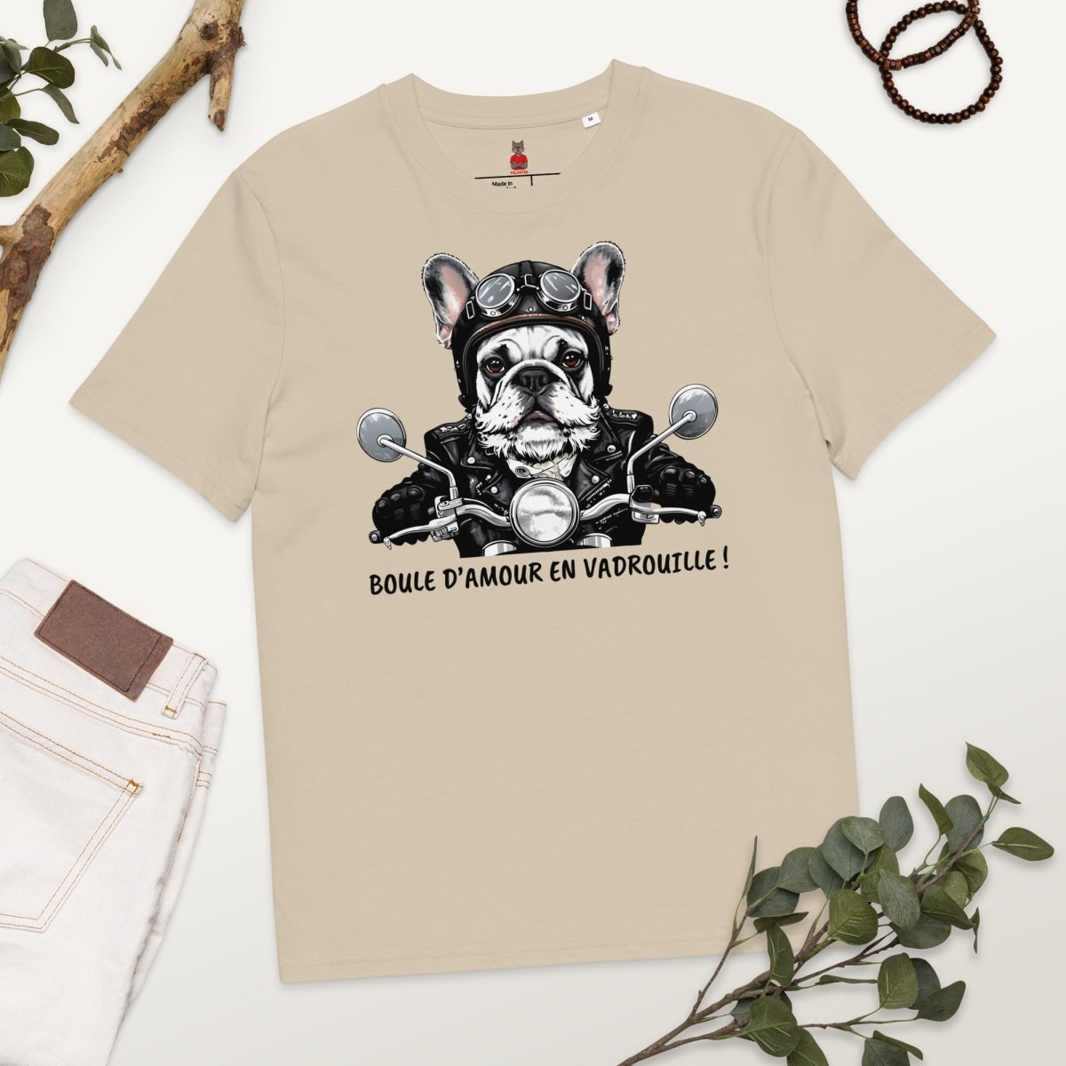 T-shirt Bio | Esprit Motard Canin - Felpatee - t-shirt durable - Felpatee