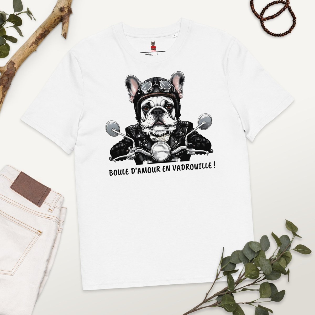 T-shirt Bio | Esprit Motard Canin - Felpatee - t-shirt durable - Felpatee