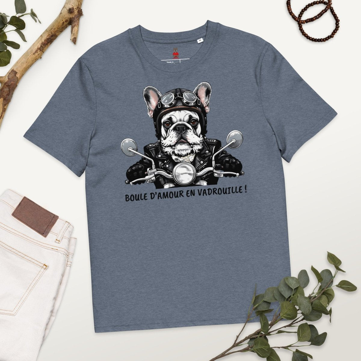 T-shirt Bio | Esprit Motard Canin - Felpatee - t-shirt durable - Felpatee
