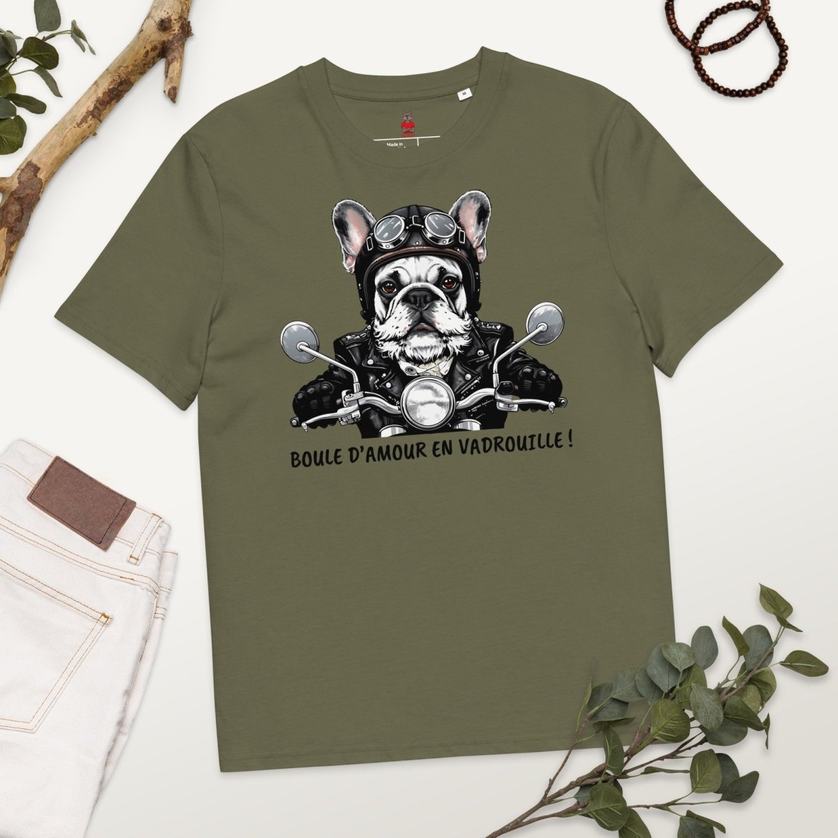 T-shirt Bio | Esprit Motard Canin - Felpatee - t-shirt durable - Felpatee