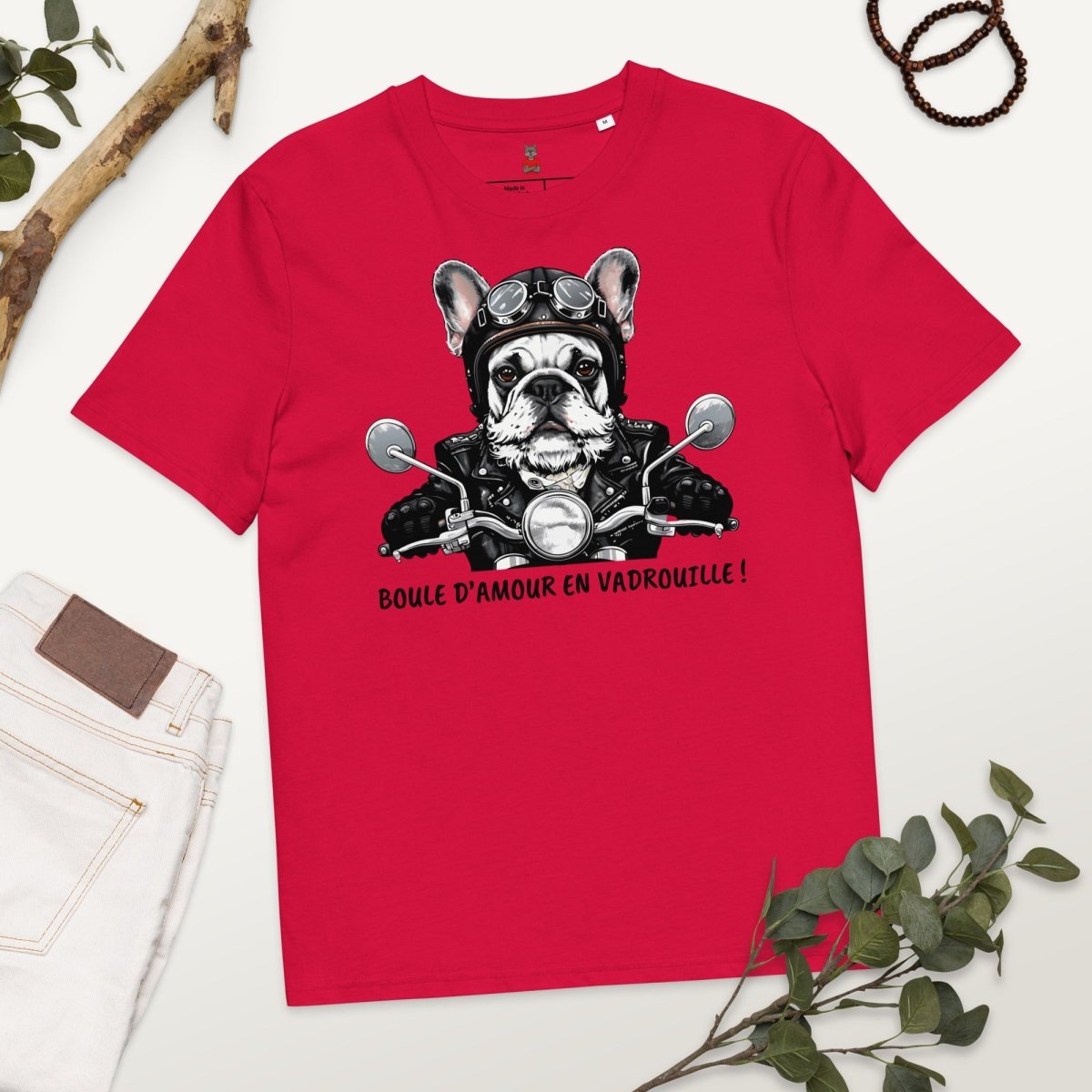 T-shirt Bio | Esprit Motard Canin - Felpatee - t-shirt durable - Felpatee