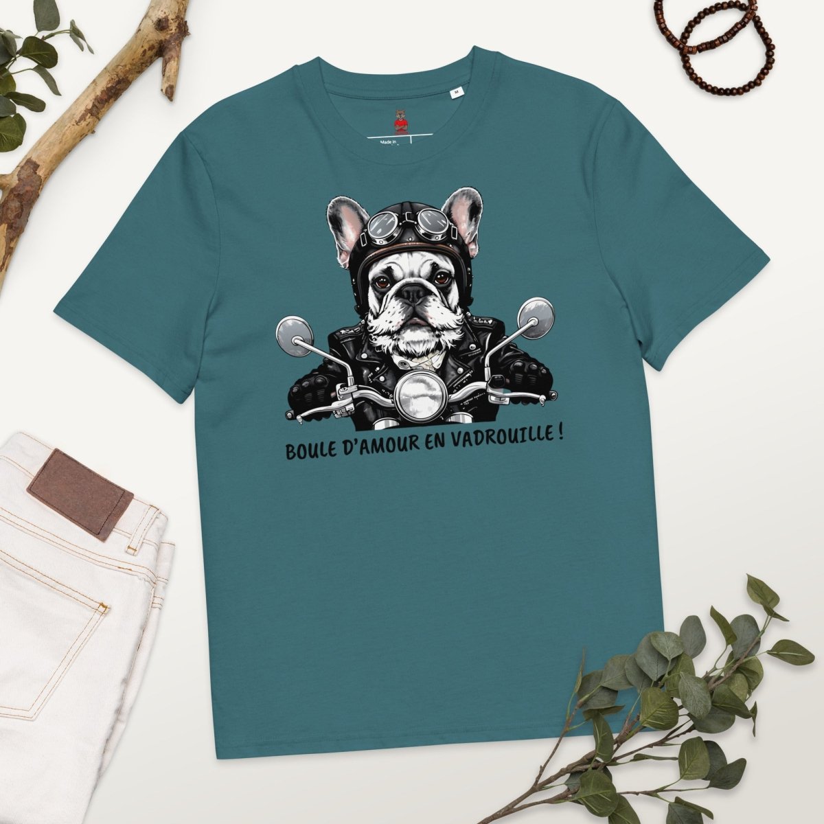 T-shirt Bio | Esprit Motard Canin - Felpatee - t-shirt durable - Felpatee