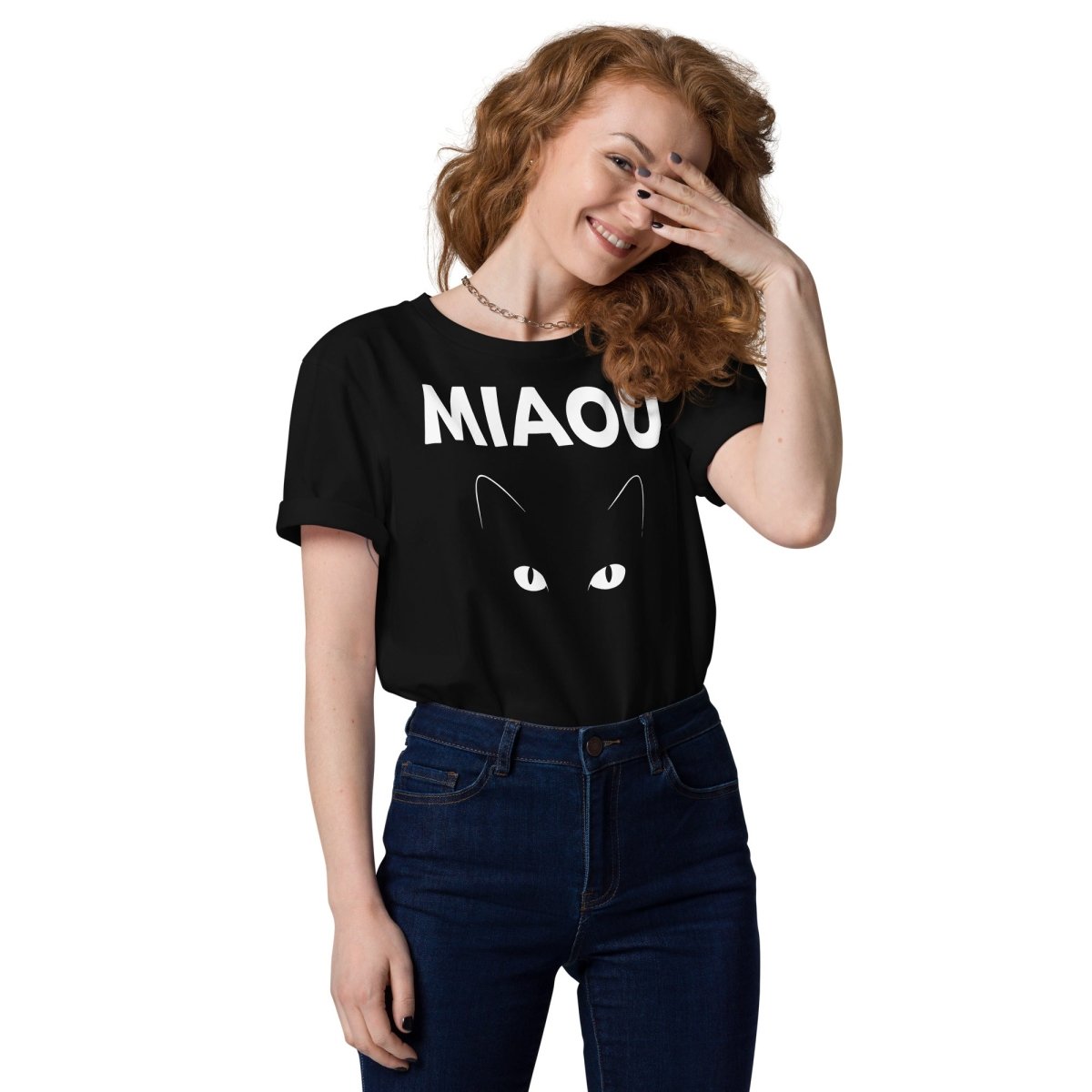 T-shirt Bio | Miaou : L'Œil du Chat - Felpatee - t-shirt durable - Felpatee