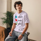 T-shirt Bio | Peace Love Lion - Felpatee - t-shirt durable - Felpatee