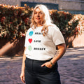 T-shirt Bio | Peace Love Monkey - Felpatee - t-shirt durable - Felpatee