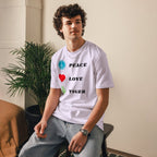T-shirt Bio | Peace Love Tiger - Felpatee - t-shirt durable - Felpatee