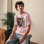 T-shirt Bio | Tigre Intense Effet Glitch Art - Felpatee - t-shirt durable - Felpatee