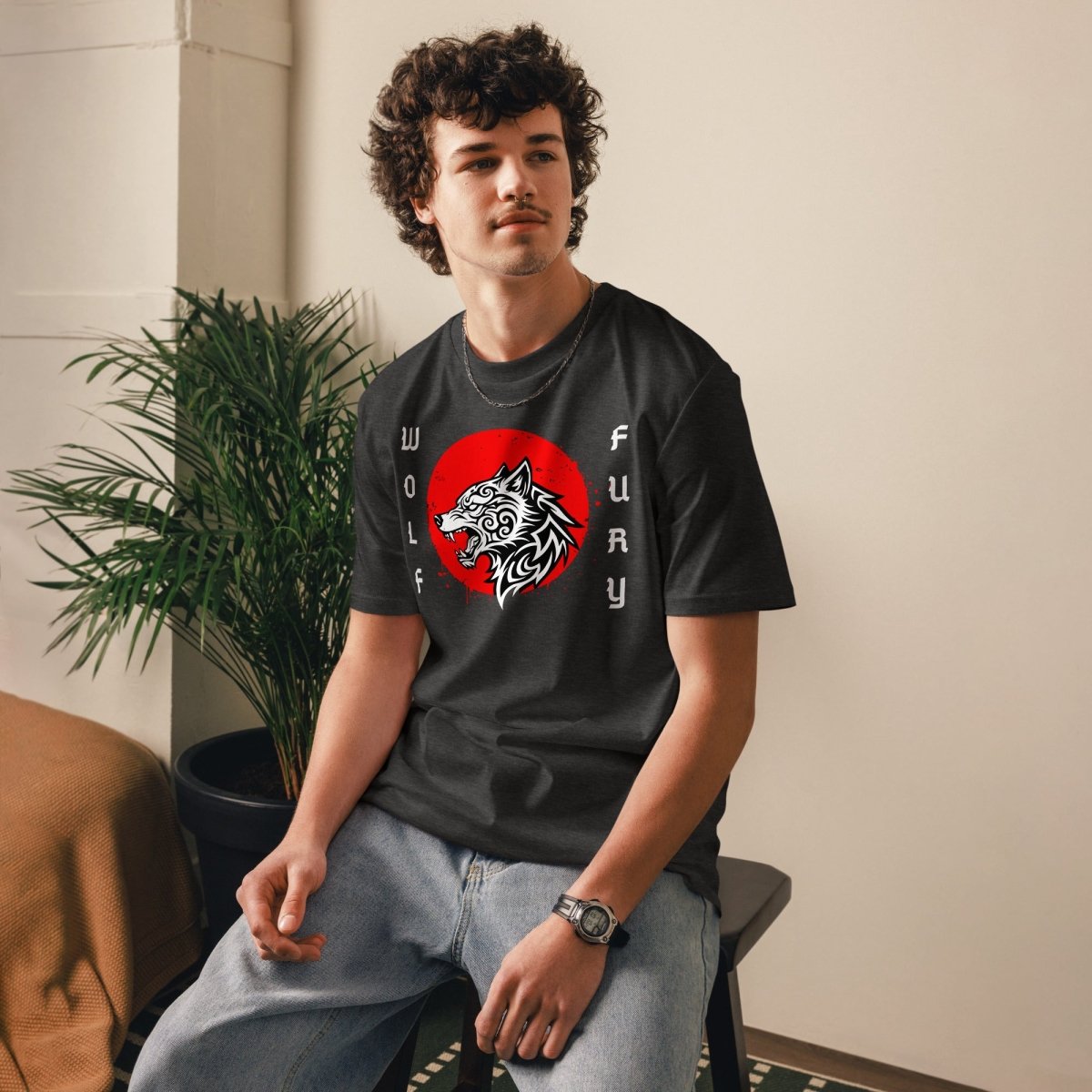 T-shirt Bio | Wolf Fury - Felpatee - t-shirt durable - Felpatee