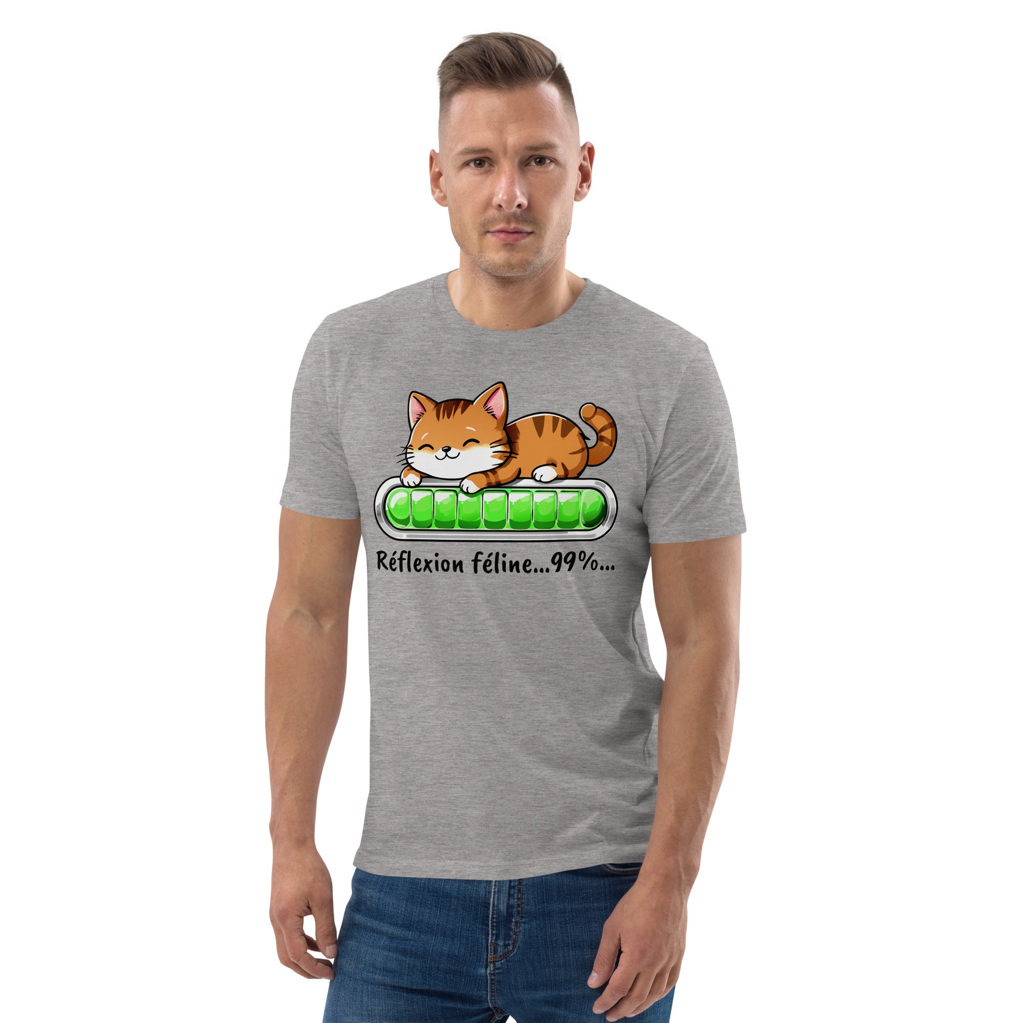 t-shirt-durable-chat-réfléchit