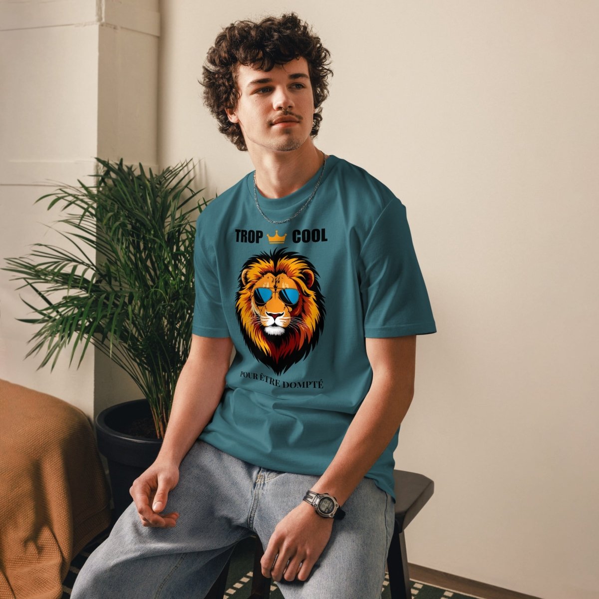T-shirt Durable | Lion Trop Cool - Stanley/Stella - t-shirt durable - Felpatee