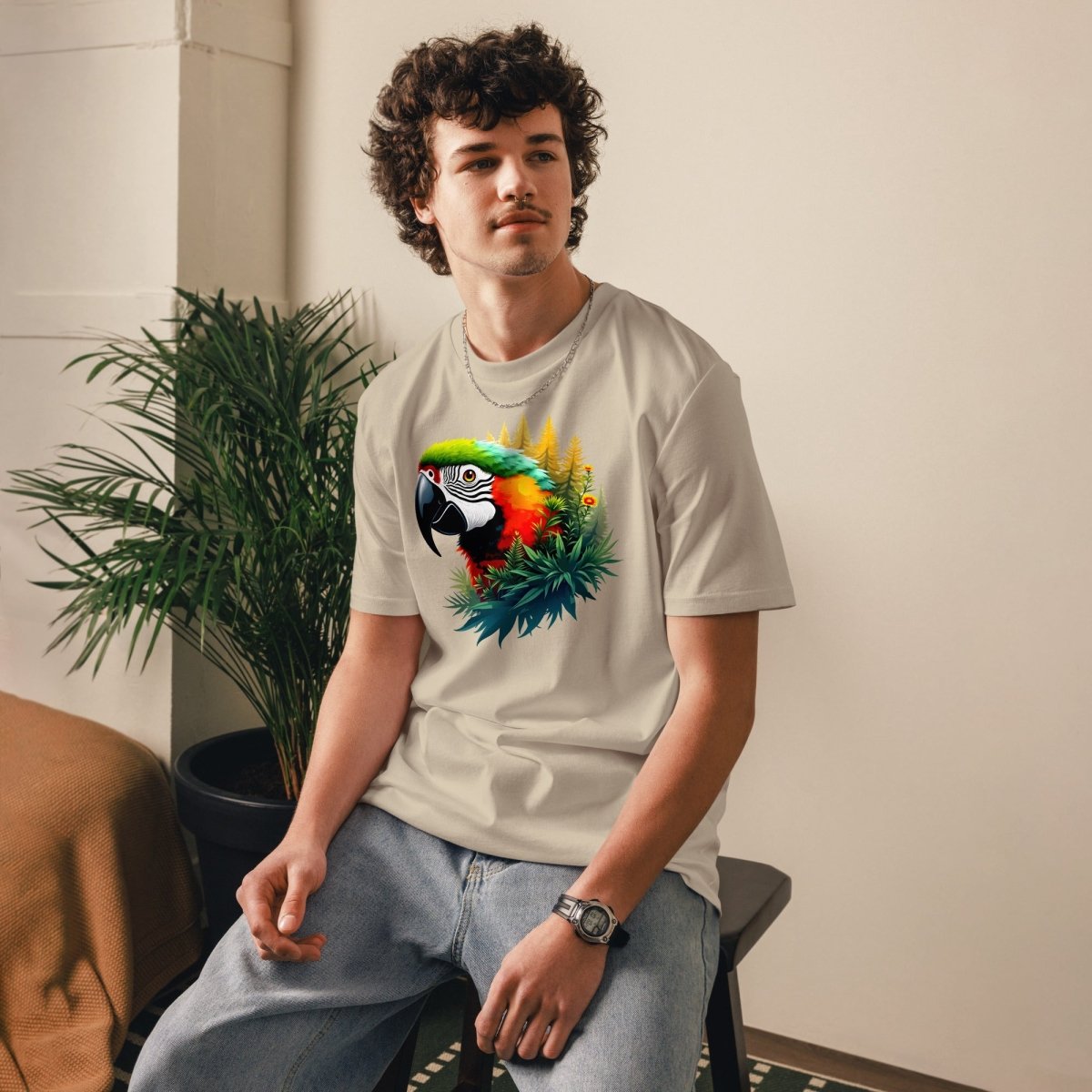 T-shirt Durable | Perroquet Ara Majestueux - Stanley/Stella - t-shirt durable - Felpatee