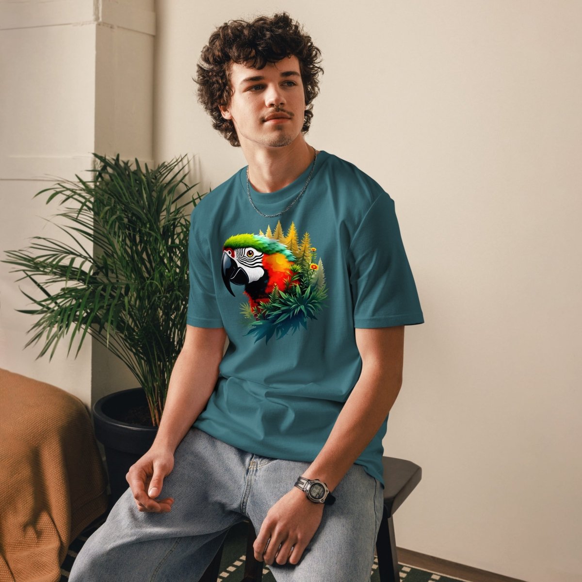 T-shirt Durable | Perroquet Ara Majestueux - Stanley/Stella - t-shirt durable - Felpatee