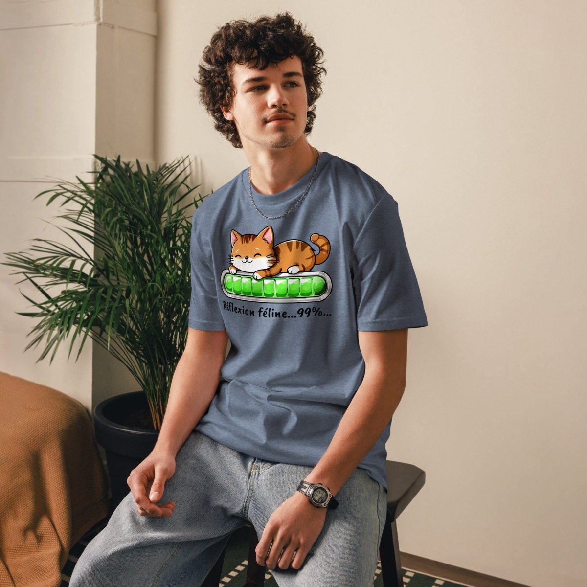 T-shirt Durable | Réflexion Féline - Stanley/Stella - t-shirt durable - Felpatee