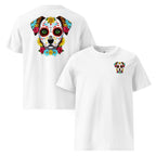 T-shirt Exception | Chien Calavera Fleuri | Édition Signature - Felpatee - t-shirt exception - Felpatee