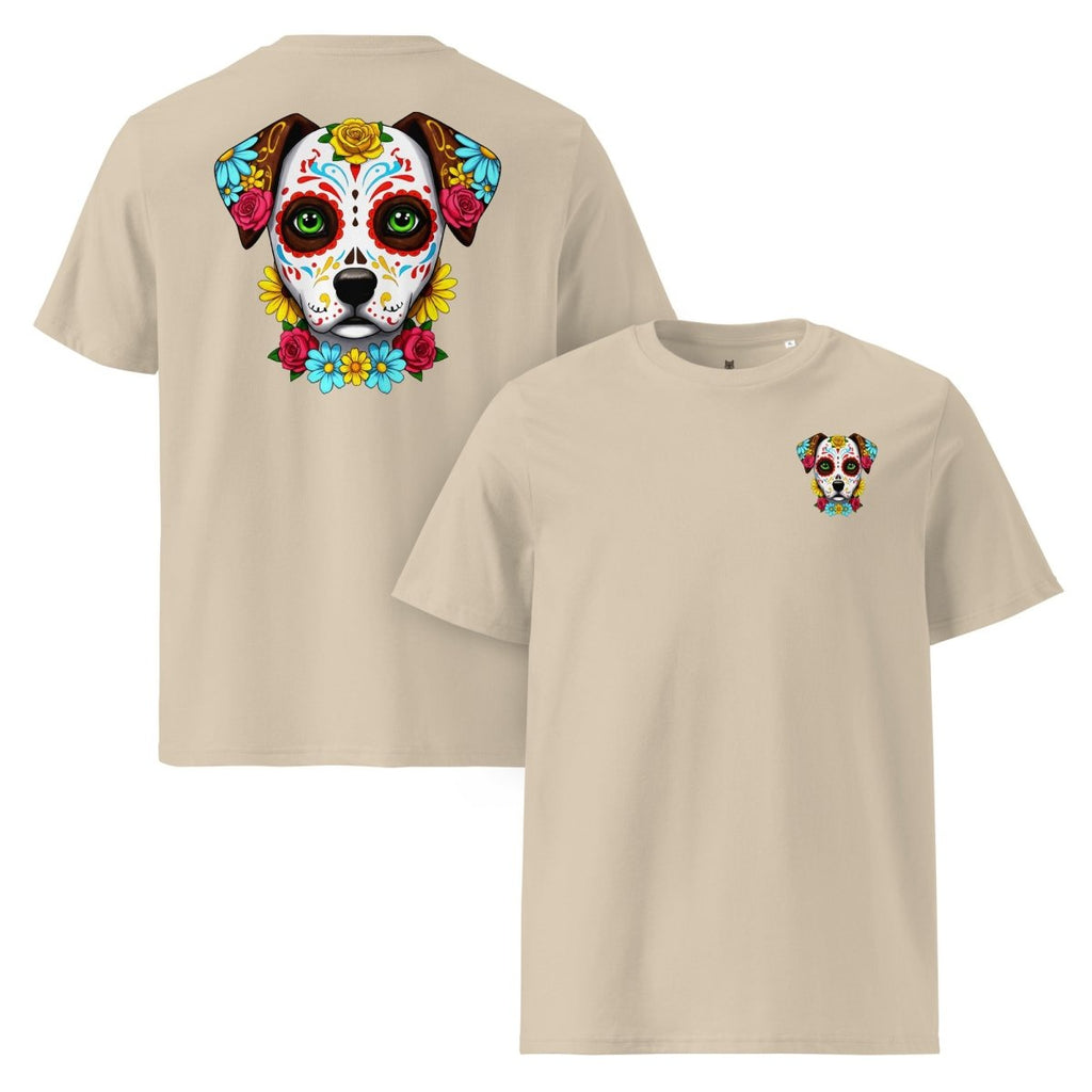 T-shirt Exception | Chien Calavera Fleuri | Édition Signature - Felpatee - t-shirt exception - Felpatee