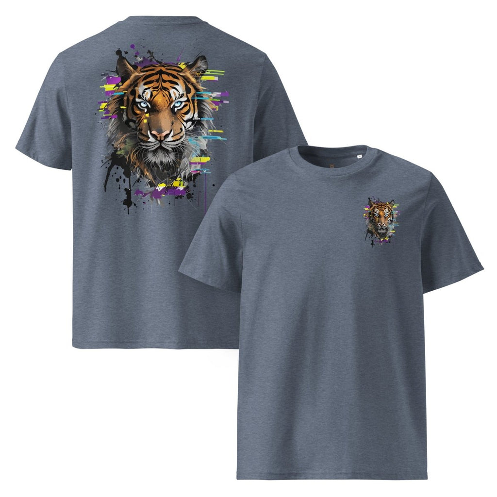 T-shirt Exception | Tigre Intense Effet Glitch Art | Édition Signature - Felpatee - t-shirt exception - Felpatee