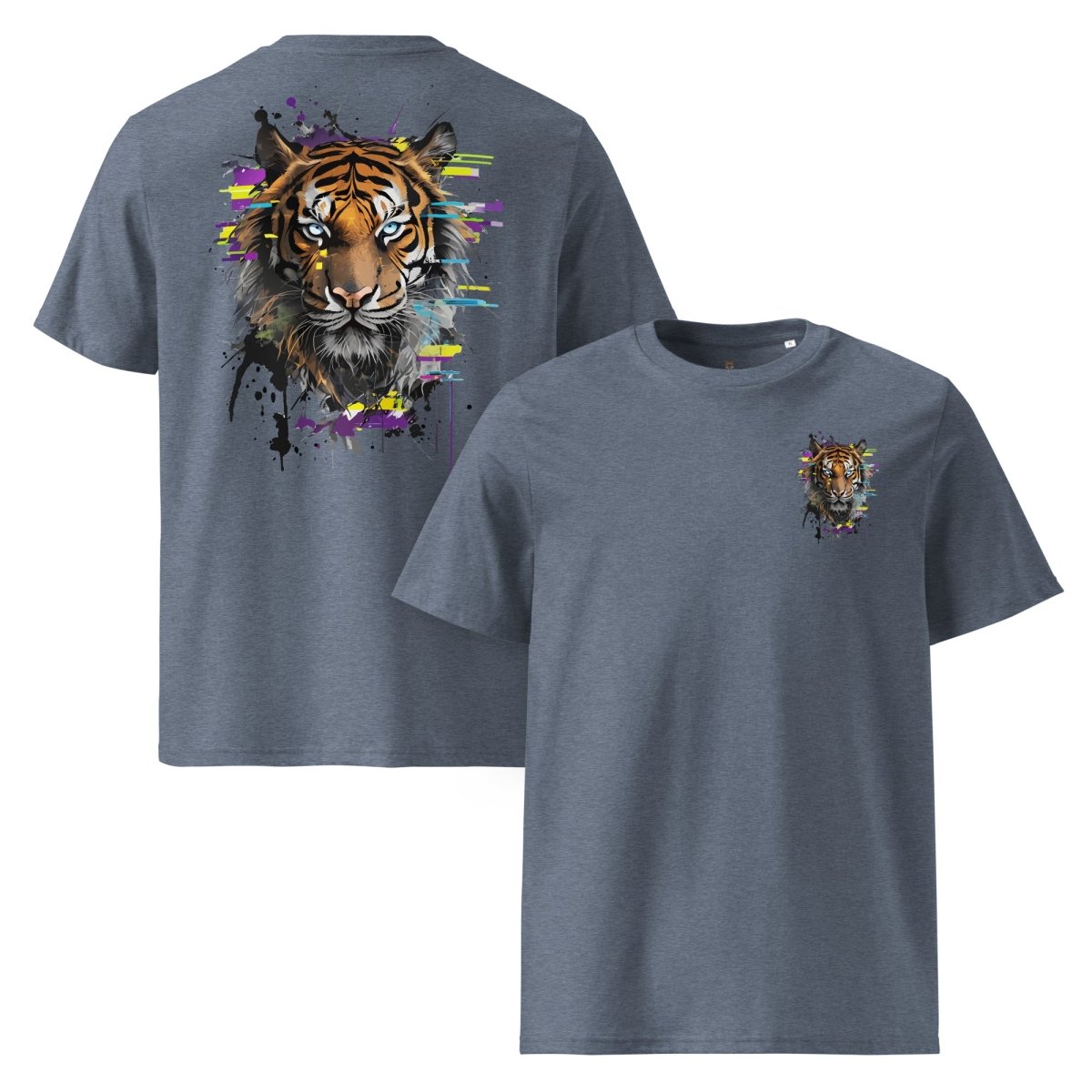 T-shirt Exception | Tigre Intense Effet Glitch Art | Édition Signature - Felpatee - t-shirt exception - Felpatee