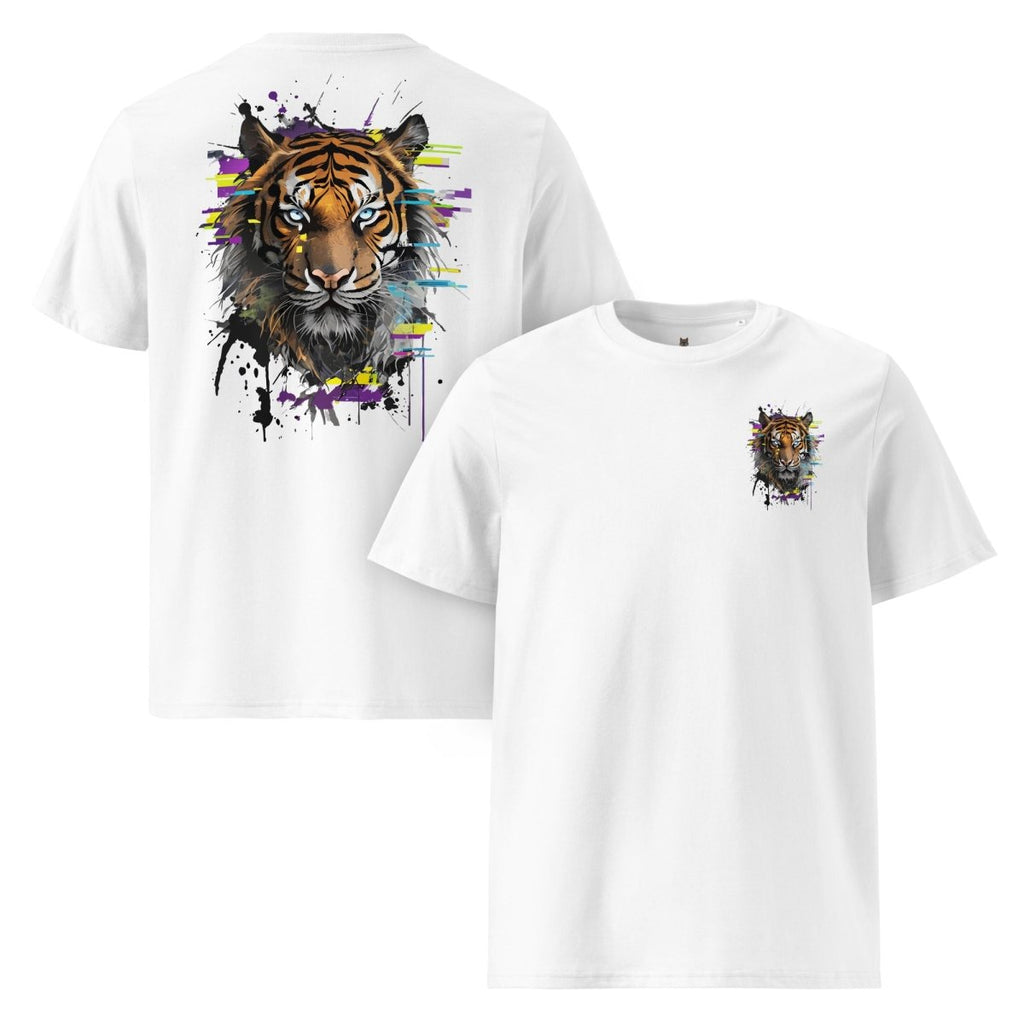 T-shirt Exception | Tigre Intense Effet Glitch Art | Édition Signature - Felpatee - t-shirt exception - Felpatee