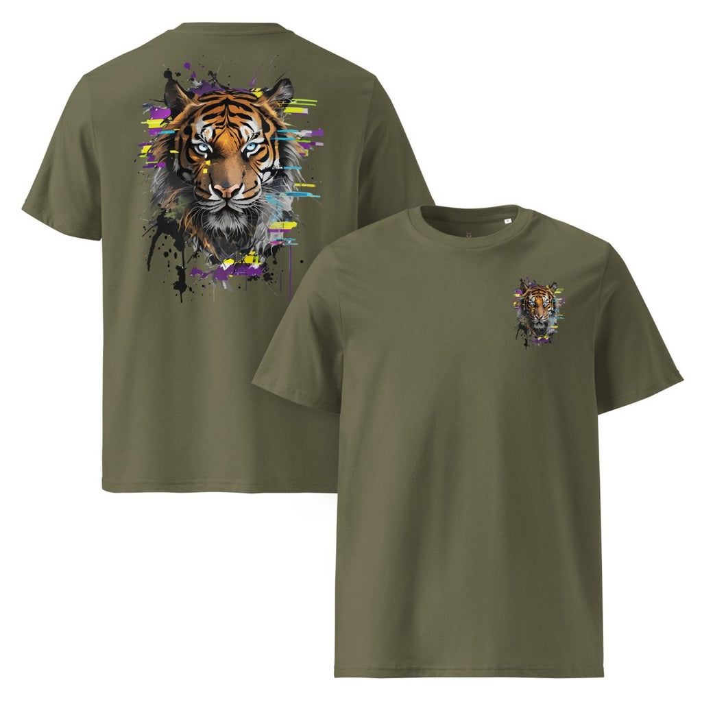 T-shirt Exception | Tigre Intense Effet Glitch Art | Édition Signature - Felpatee - t-shirt exception - Felpatee