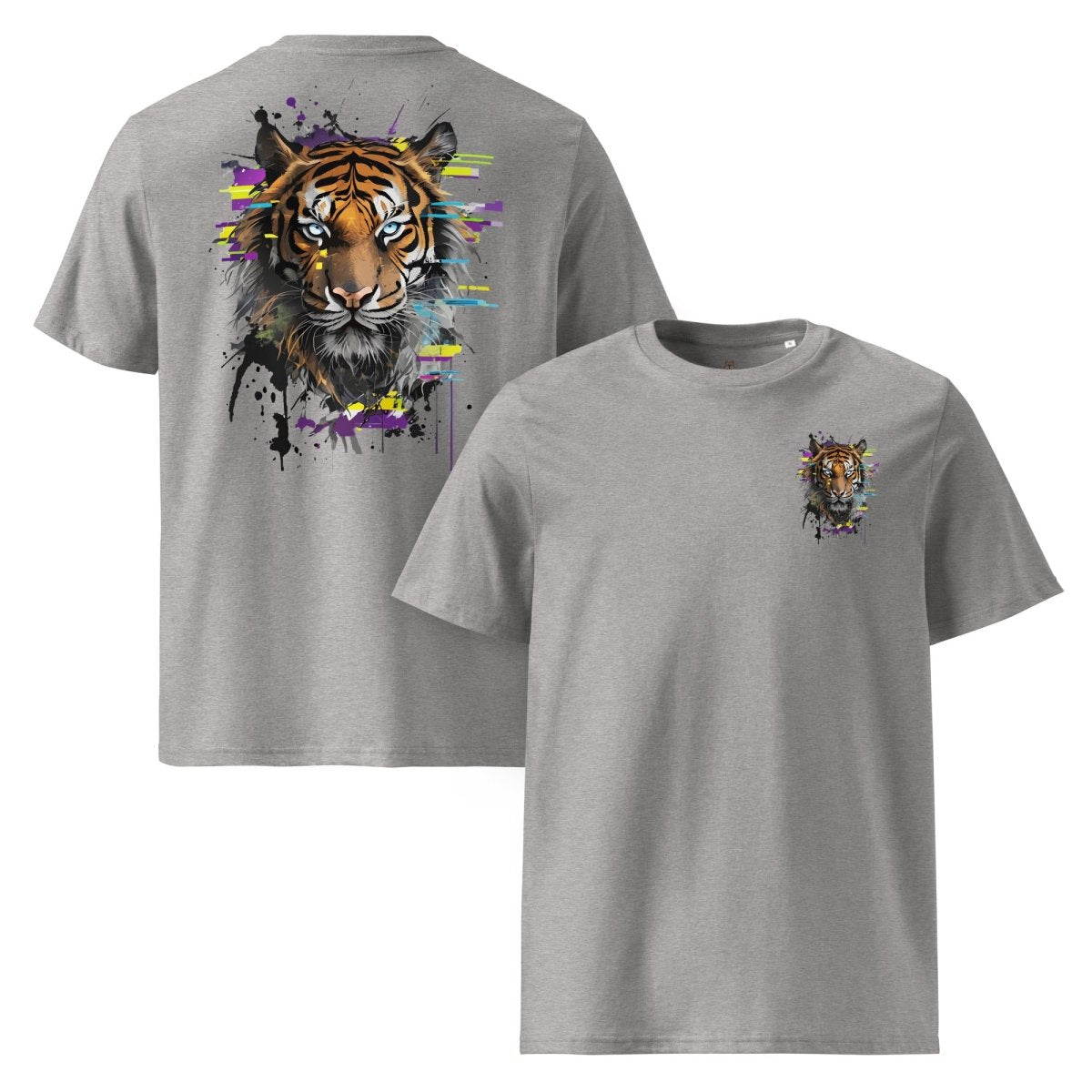 T-shirt Exception | Tigre Intense Effet Glitch Art | Édition Signature - Felpatee - t-shirt exception - Felpatee
