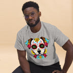 T-shirt Premium | Chien Calavera Fleuri - Felpatee - T-shirt Premium - Felpatee