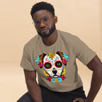 T-shirt Premium | Chien Calavera Fleuri - Felpatee - T-shirt Premium - Felpatee