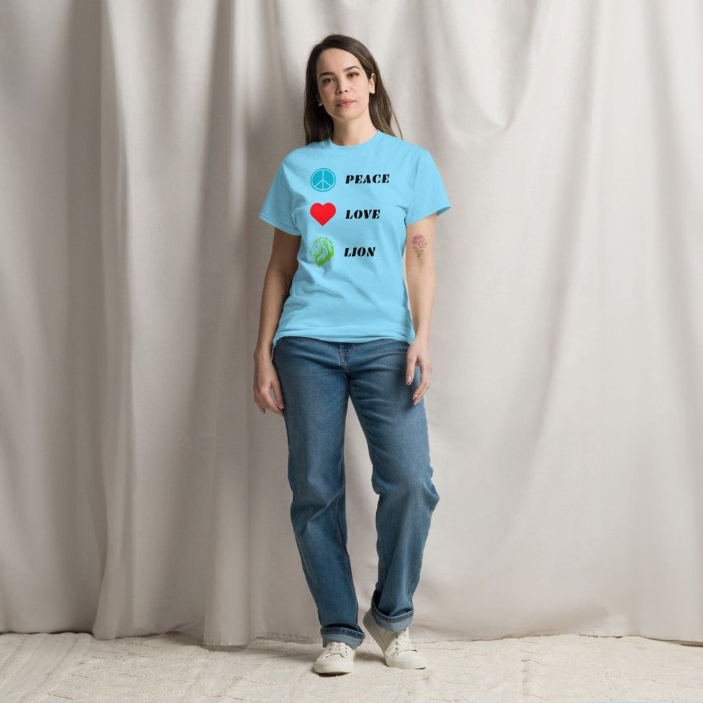 T-shirt Premium | Peace Love Lion - Felpatee - t-shirt softstyle - Felpatee