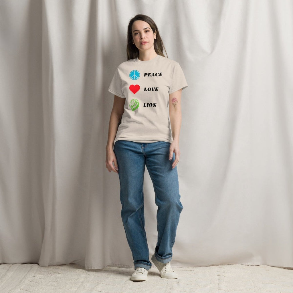 T-shirt Premium | Peace Love Lion - Felpatee - t-shirt softstyle - Felpatee