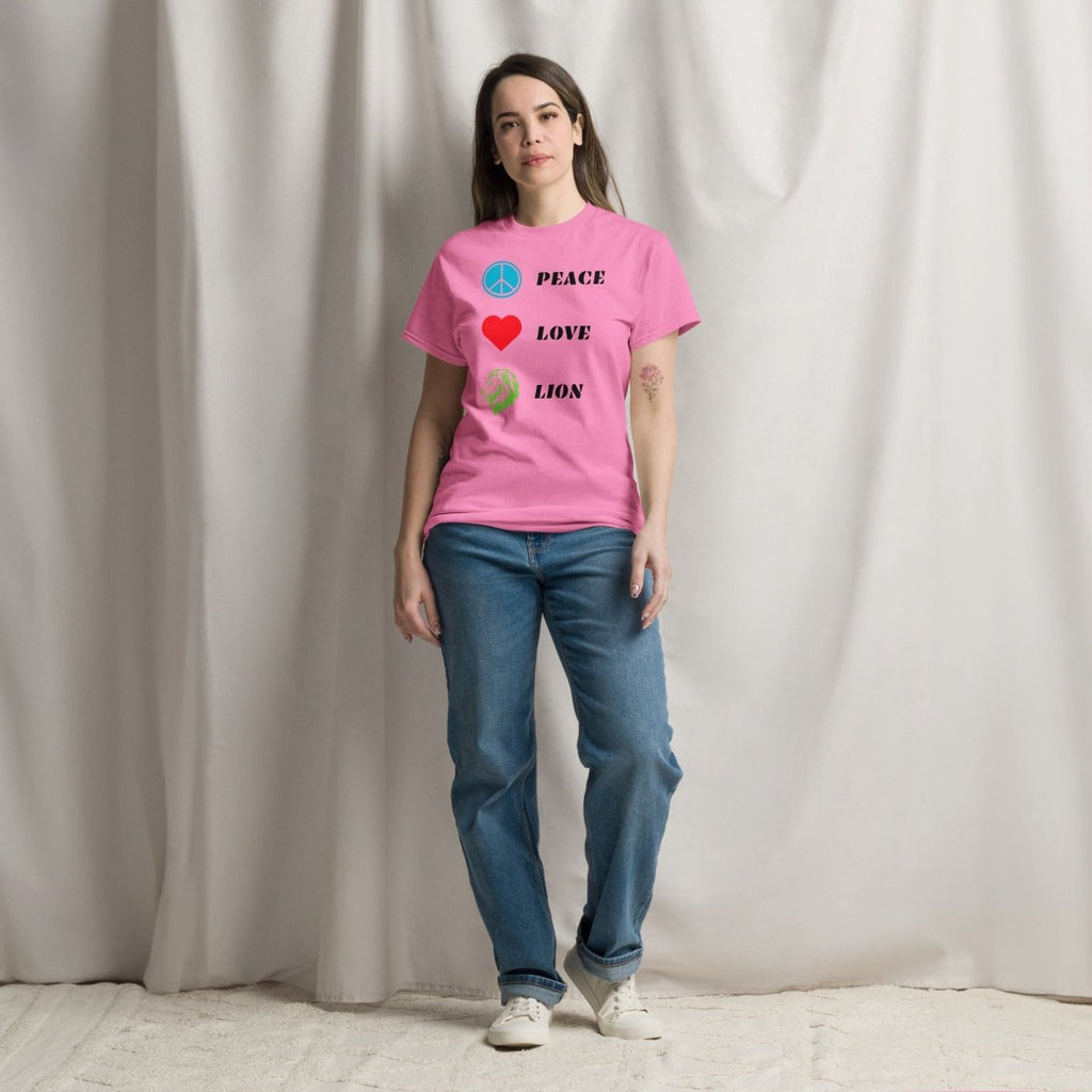 T-shirt Premium | Peace Love Lion - Felpatee - t-shirt softstyle - Felpatee