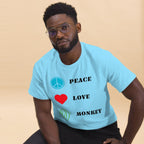 T-shirt Premium | Peace Love Monkey - Felpatee - t-shirt softstyle - Felpatee